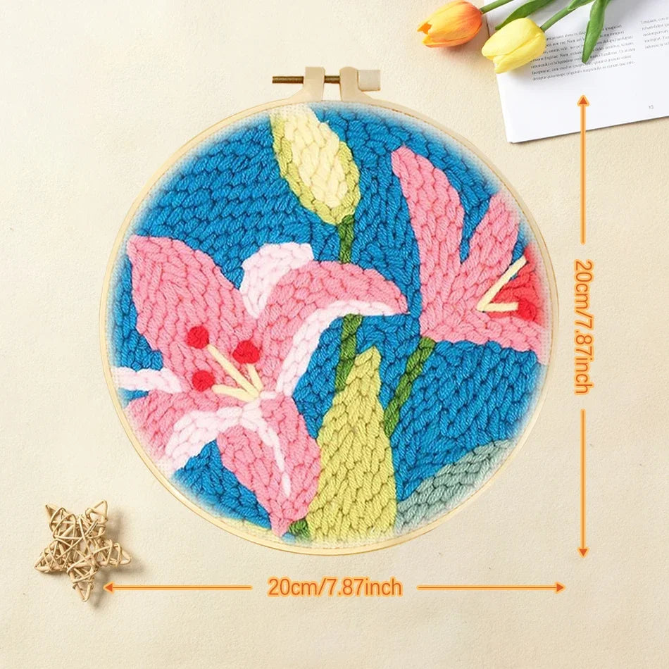 DIY Punch Needle Embroidery Kit for Beginners