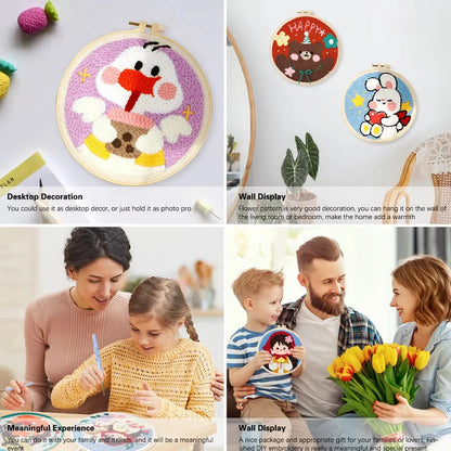 DIY Punch Needle Embroidery Kit for Beginners